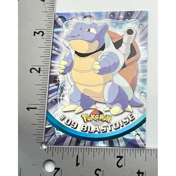 Blastoise Pokemon Card Topps #09 TV Animation Edition Series Green Logo - Picture 3 of 5
